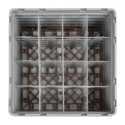 Dishwasher Rack with 16 Compartments | Cambro Camrack | Max Glass Height 25.7 cm 4
