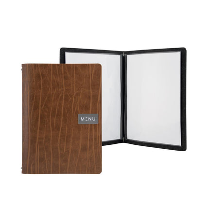 Ruga Bonded Leather A4 Menu Book Cover | Securit Leather Series 3