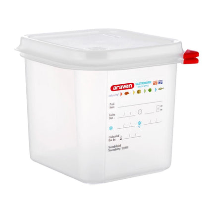 Araven GN 1/6 Food Container with Lid 2.6L