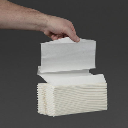 Jantex 2-Ply White C-Fold Hand Towels 160 Sheets 4