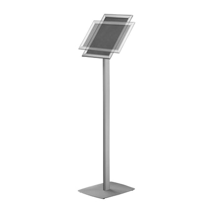 Freestanding Info Stand with Click Frame A4 25mm | Europel 4