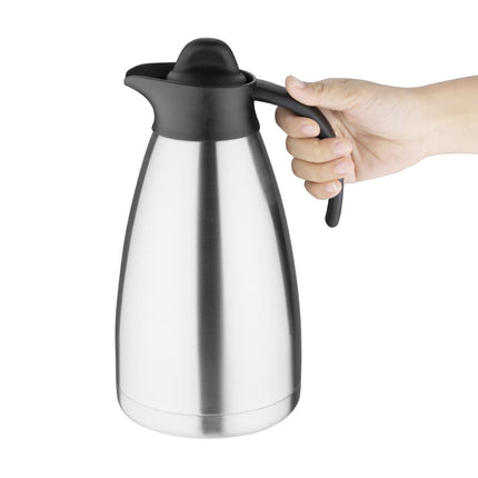Olympia Stainless Steel Thermos Flask with Screw Cap 1.5L 2