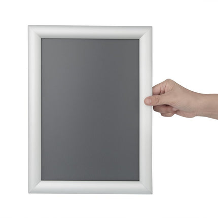 Aluminium Snap Frame A4 | Olympia | Matte Silver 25mm 2