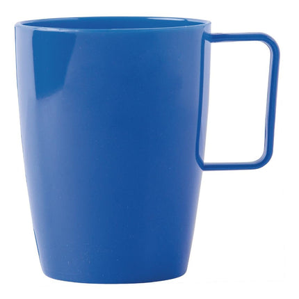 Kristallon Polycarbonate Mug with Handle Blue 28.4cl | Olympia | 12 Pieces 3
