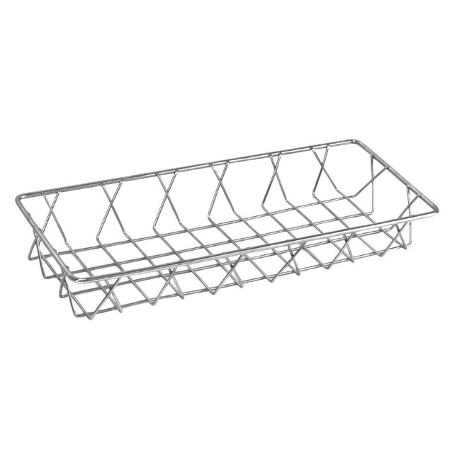Stainless Steel Buffet Basket 5x15x35 cm | Olympia