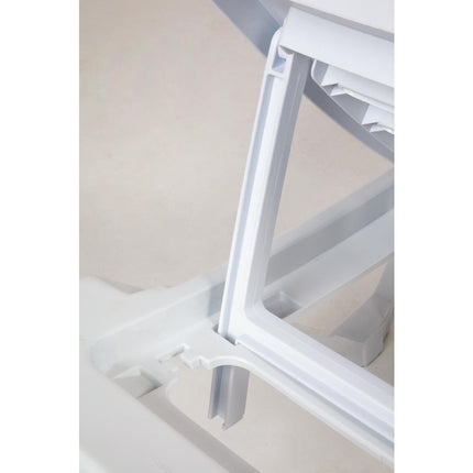 Resol White Adjustable Reclining Chairs Set of 4 5