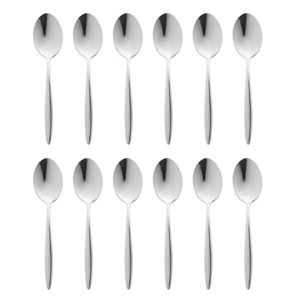 Olympia Saphir Polished 18/10 Stainless Steel Dessert Spoons, 12 Pieces 4