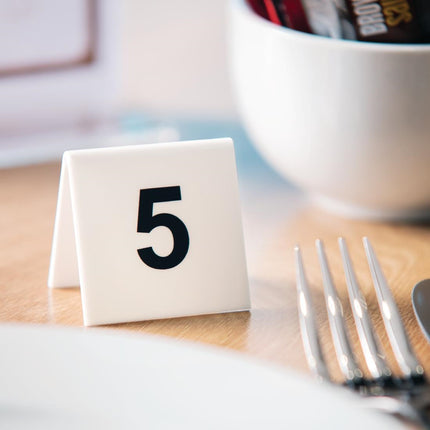 Olympia Plastic Table Numbers 1-10 3