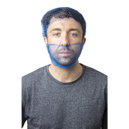 Light Blue Beard Nets | Lion Haircare | 50 Pieces 7