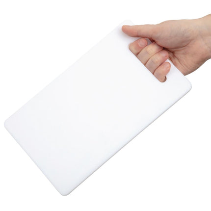 White LDPE Cutting Board 6mm Thick 150x250mm 3