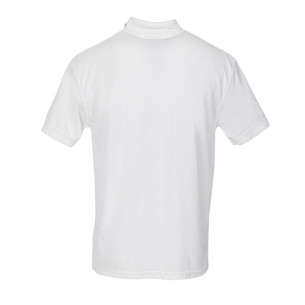 Unisex White Polo Shirt L | Durable Polyester/Cotton Piqué 5