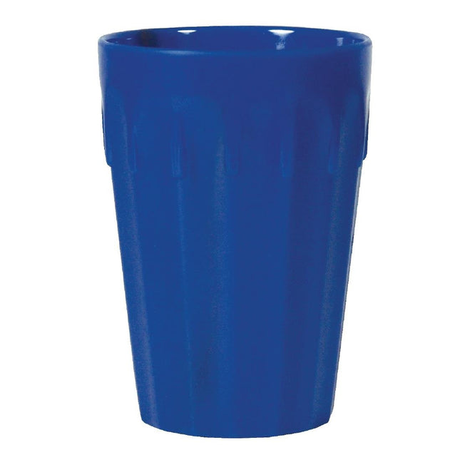 Polycarbonate Stackable Cups Blue 142ml | Olympia Kristallon | 12 Pieces