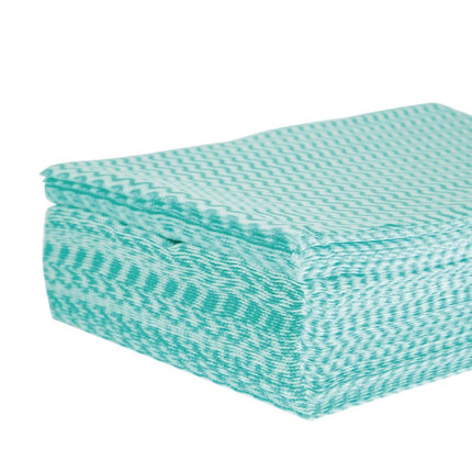 Non-Woven Cleaning Cloths Green | Jantex Solonet | 33x58 cm | 50 Pieces 3