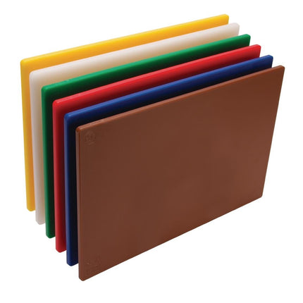 LDPE Cutting Boards HACCP 450x300x10mm | Hygiplas