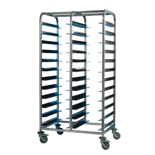 Stainless Steel Rack Trolley with 24 Shelves | EAIS