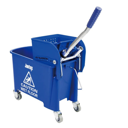 Kentucky Mop Bucket with Wringer 20L | Jantex | Blue