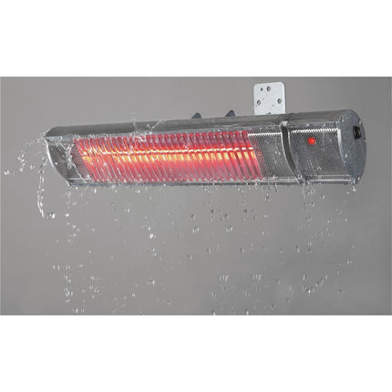 Golden Electric Patio Heater 1800W with Remote Control | Eurom Comfort 6