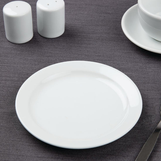 Dinner Plates with Narrow Rim 16.5cm | Olympia Athena | 12 Pieces 2
