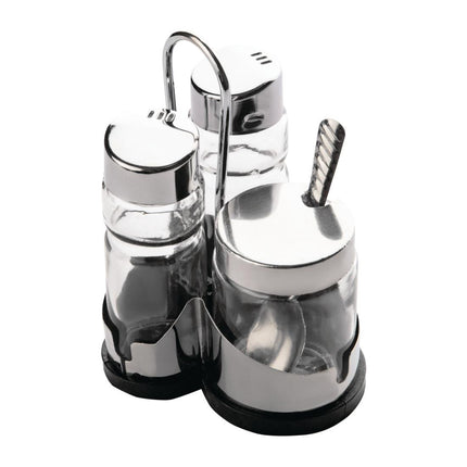 Condiment Set for Salt, Pepper, and Mustard | Comas 3-Piece 2