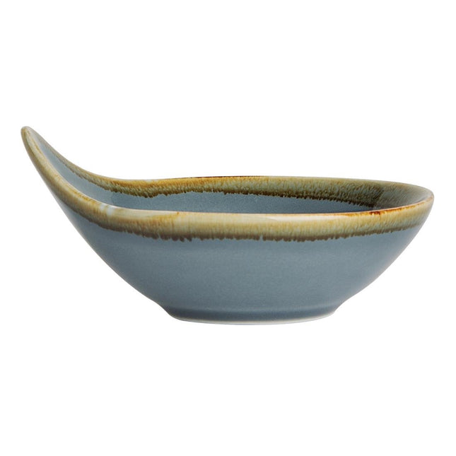 Kiln Natural Porcelain Dip Bowls Blue 70ml | Olympia | 12 pcs