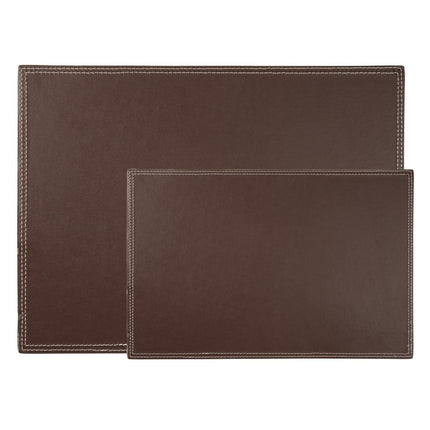 Brown Faux Leather Placemat 40x30cm | Olympia 4