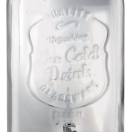 Drink Dispenser with Text and Clamp Lid | Olympia | 3.6L 6