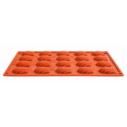 Mini Madeleine Silicone Baking Mold 20 Cavities | Pavoni Formaflex | 1.1cm Deep 5