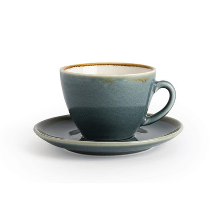 Cappuccino Saucers Blue 14cm | Olympia Kiln Collection | 6 Pieces 3