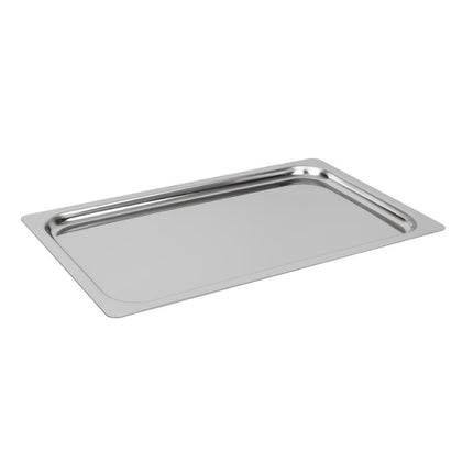 Heavy-Duty Stainless Steel GN 1/1 Roasting Pan 20mm Deep | Matfer Bourgeat