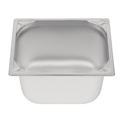 Stainless Steel GN 1/2 Container 200mm Depth | Vogue 3