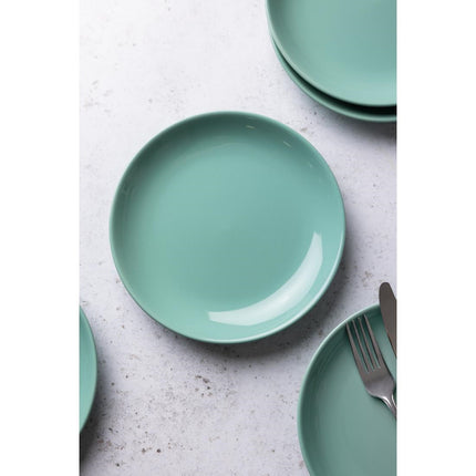 Café Coupe Plate Aqua 20cm | Olympia | Porcelain 6