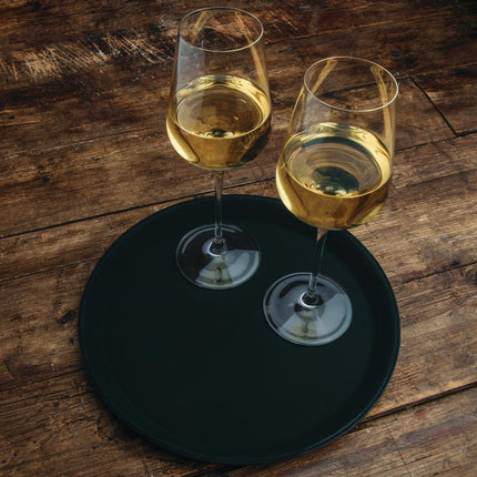Olympia Kristallon Round Non-Slip Polypropylene Tray 28 cm 3