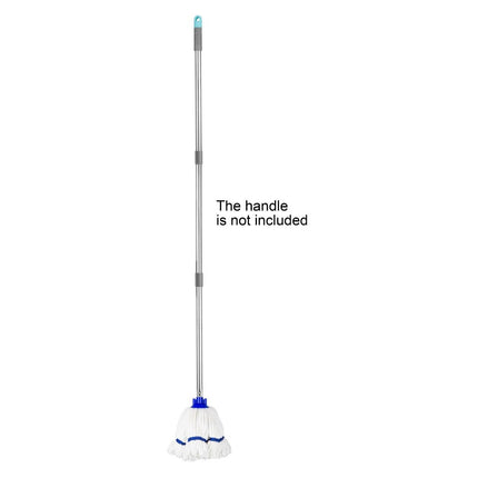 Microfiber Mop Head Blue Stripe 150g | Jantex 2