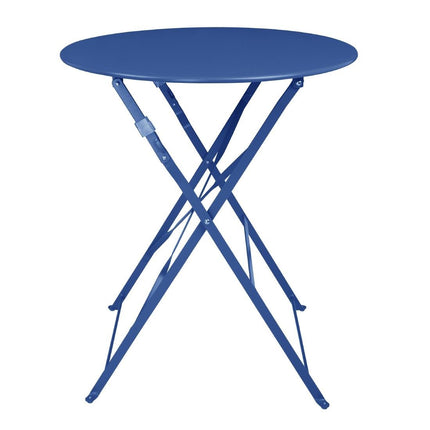 Perth Round Pavement Style Table Dark Navy | Bolero