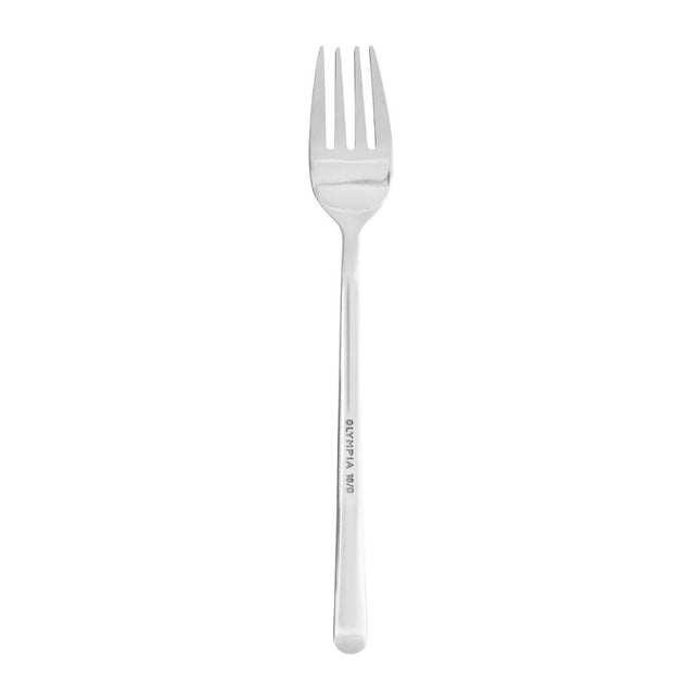 Henley Polished Stainless Steel Dessert Forks (12 pcs) | Olympia 2