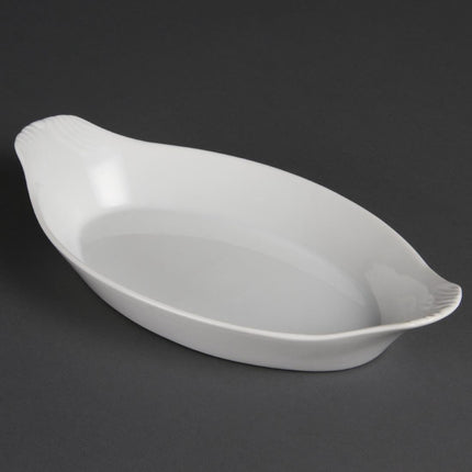 Oval Gratin Dishes 29x16.6cm | Olympia Whiteware