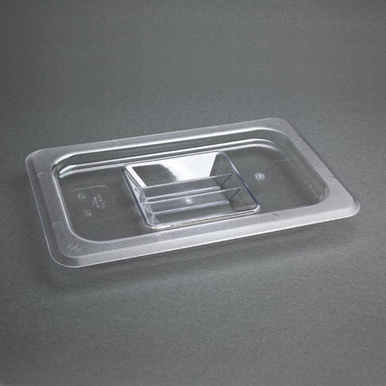 Transparent Polycarbonate Lid | Vogue | GN 1/4 3