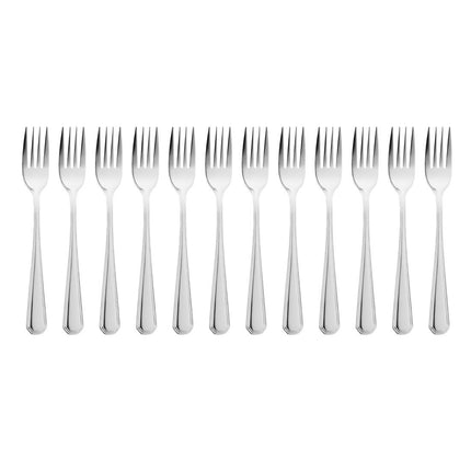 Table Forks Polished 18/0 Stainless Steel | Olympia Monaco | 12 Pieces 3