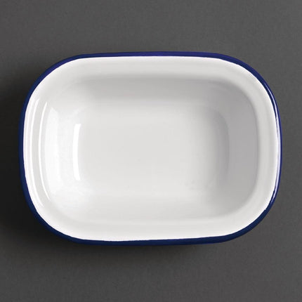 Enamel Oven and Serving Dishes 13.5x18cm | Olympia | 6 Pieces 2