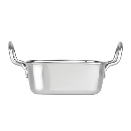Square Stainless Steel Table Presentation Dish 115x115mm | Olympia 2