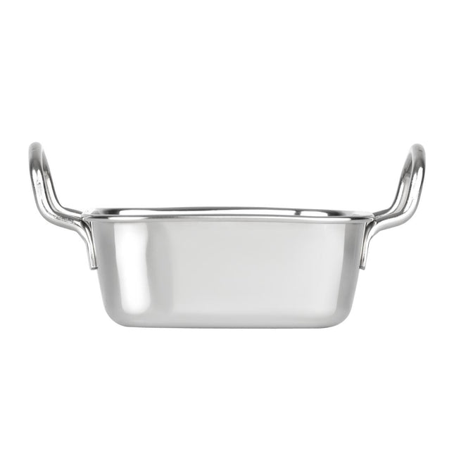 Square Stainless Steel Table Presentation Dish 115x115mm | Olympia 2