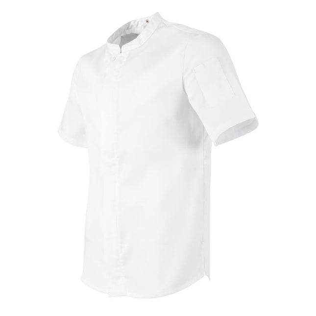 Short Sleeve White Chef Jacket Mesh | Southside Harlem | UK M 2