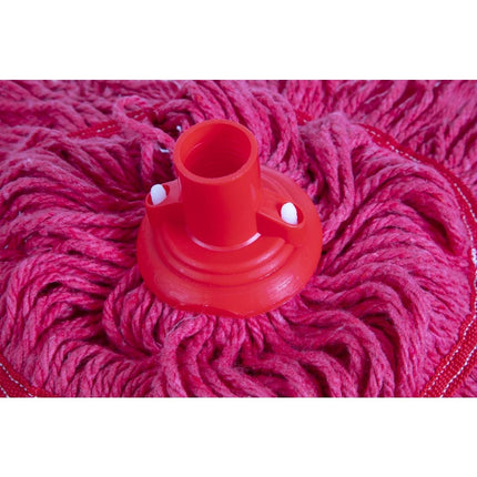 Antibacterial Mop Red 38cm Ø | Jantex Bio Fresh 4
