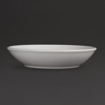Deep Round Plates 20.5cm | Olympia Whiteware | Set of 6