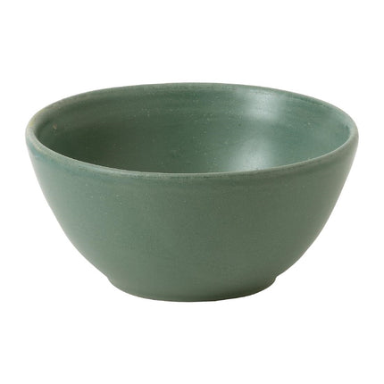 Andorra Green Countor Snack Bowl 411ml | Churchill | 12 pcs