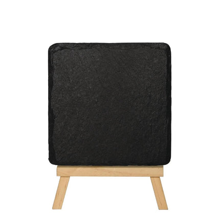 Olympia Small Wooden Easel with Slate Sign 2