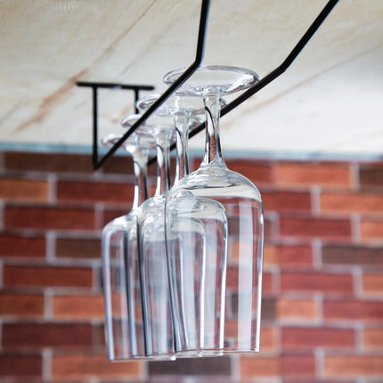 Black Wine Glass Rack 406mm | Olympia 5
