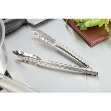 Catering Tongs 245mm with Lock | Nisbets Essentials 7