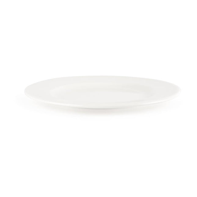 White Porcelain Classic Dinner Plate 23cm | Churchill Whiteware