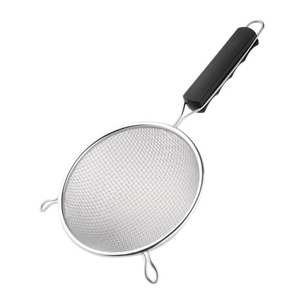 High-Quality 160mm Sieve with Double Mesh and Wooden Handle | Vogue
